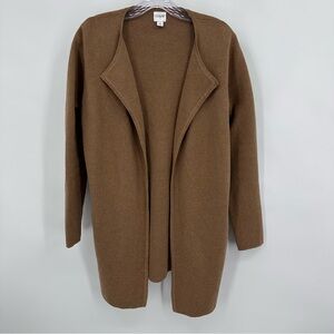 J. Crew Vanessa Sweater Jacket Knit Blazer Cardigan Coat Camel Brown Size S
